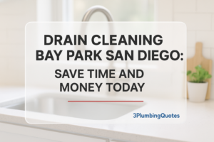 Modern typography design for 'Your Home's Plumbing: Prepare for Seasonal Changes and Maintenance Tips' by 3PlumbingQuotes with clean layout.