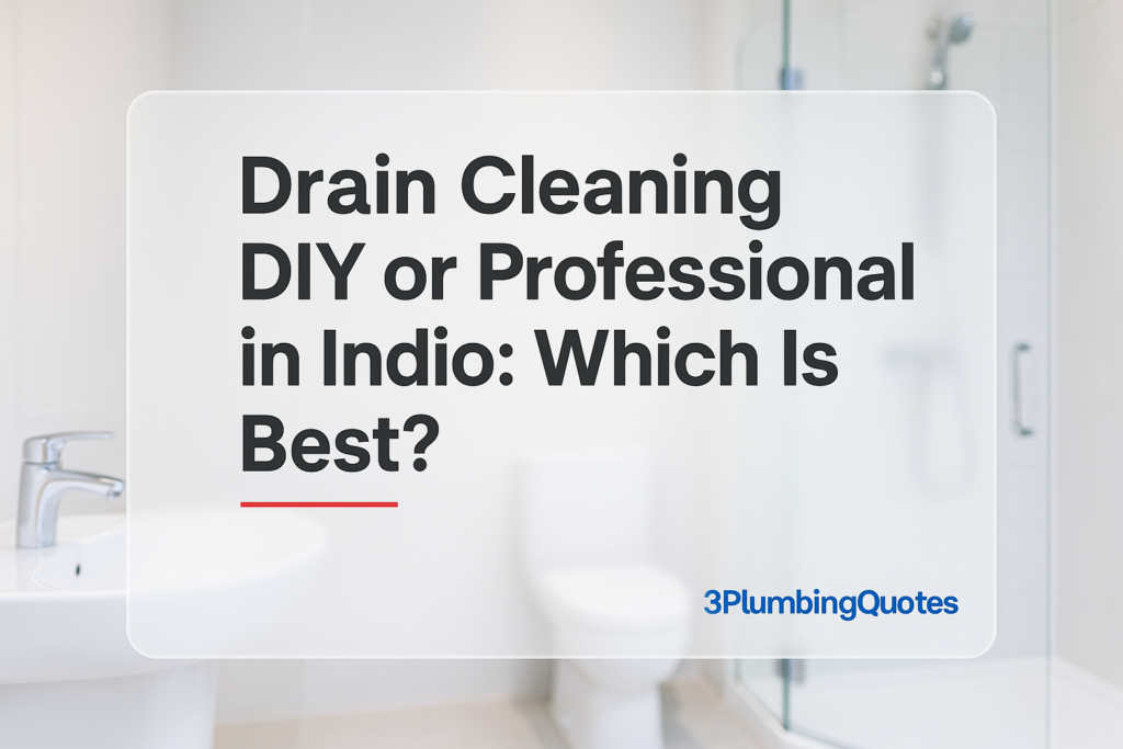 Bold typography design with the title 'How to Choose the Right Plumber for Your Home' by 3PlumbingQuotes.