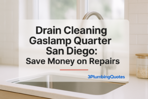 Bold title design featuring 'How to Choose the Right Plumber for Your Home' with a professional background. 3PlumbingQuotes.