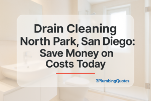Clean typography design with bold text: Expert Plumbing Tips for Homeowners, emphasizing plumbing importance. 3PlumbingQuotes.