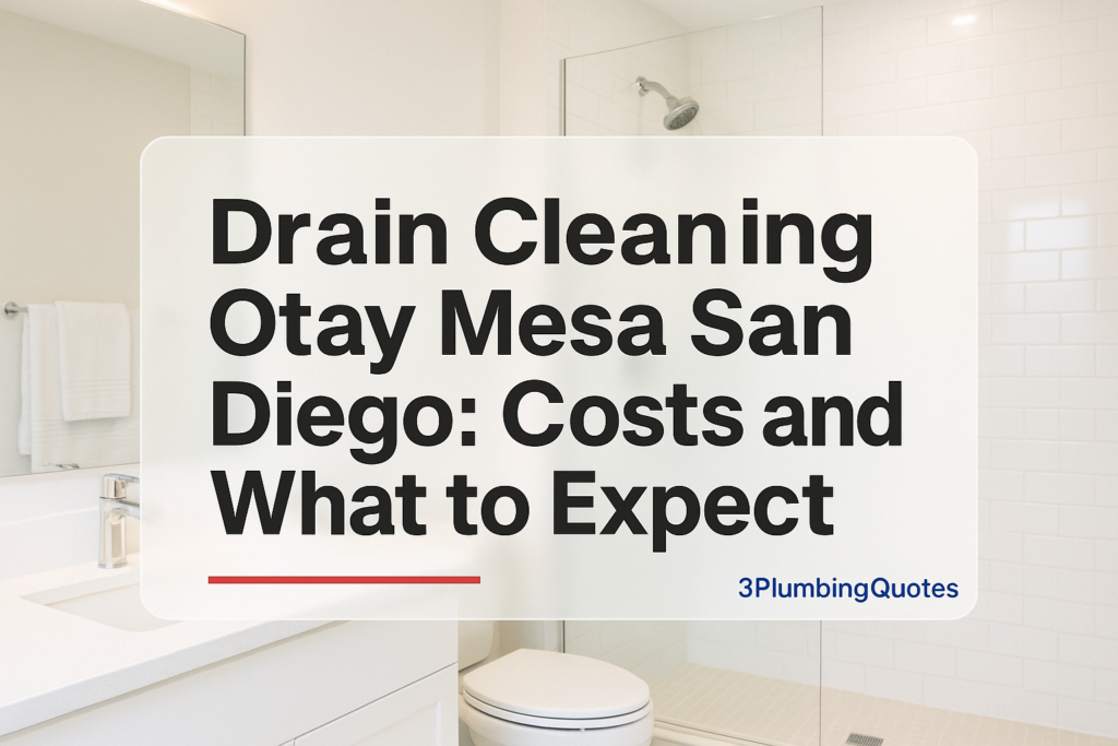 Bold typography design for blog title 'How to Choose the Right Plumber for Your Home' by 3PlumbingQuotes.