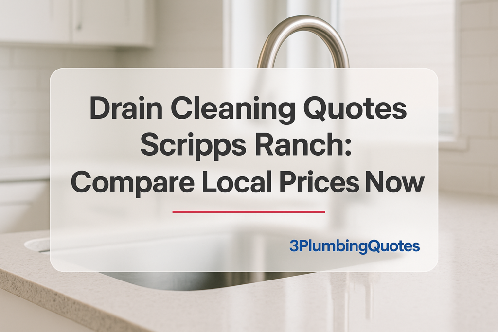 Bold typography design for 'Top 5 Tips to Prepare Your Home for Plumbing Emergencies' by 3PlumbingQuotes
