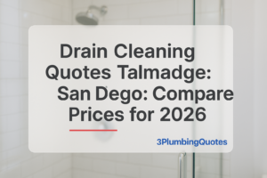 Bold text reads 'How to Choose the Right Plumber for Your Home' in modern typography. 3PlumbingQuotes.
