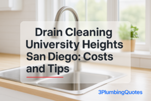 Featured blog image with bold text 'How to Choose the Right Plumber for Your Home' for 3PlumbingQuotes.