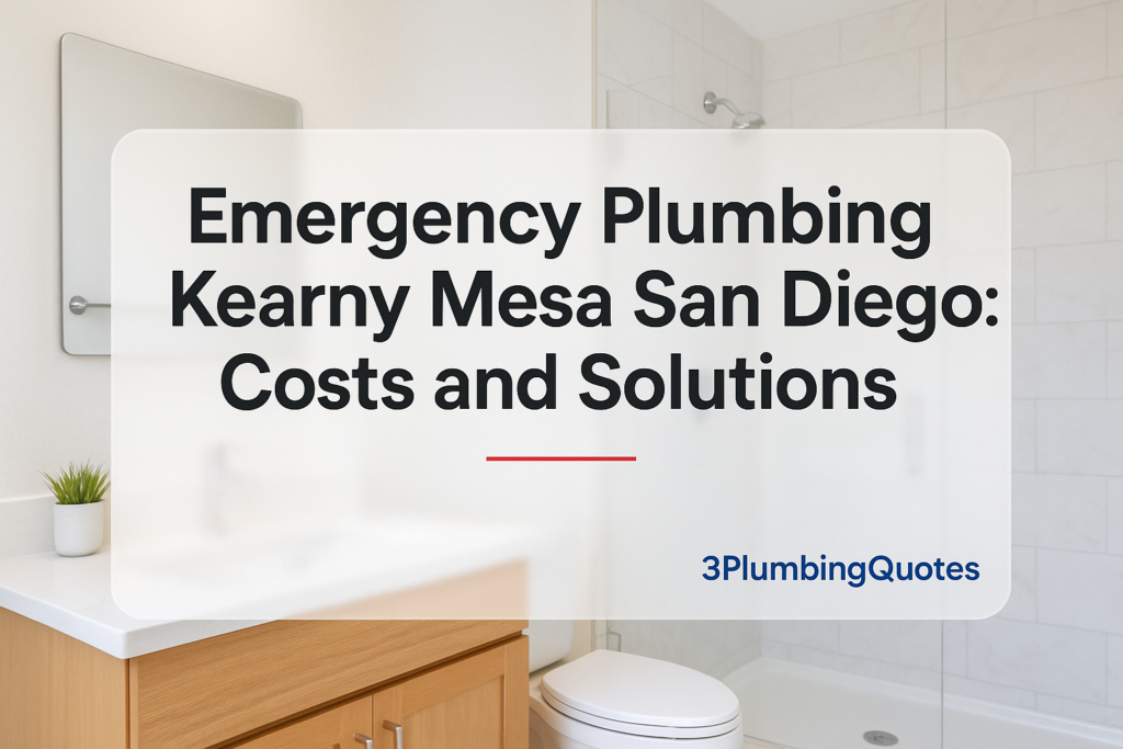 Clean typography design featuring the title 'How to Find a Reliable Local Plumber: Tips for Homeowners' with 3PlumbingQuotes branding.