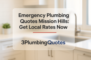Bold title design on a bright kitchen background with plumbing tips. Image by 3PlumbingQuotes.