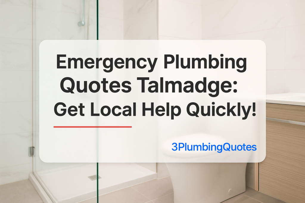 Bold title with clean design about choosing kitchen faucets for 3PlumbingQuotes.