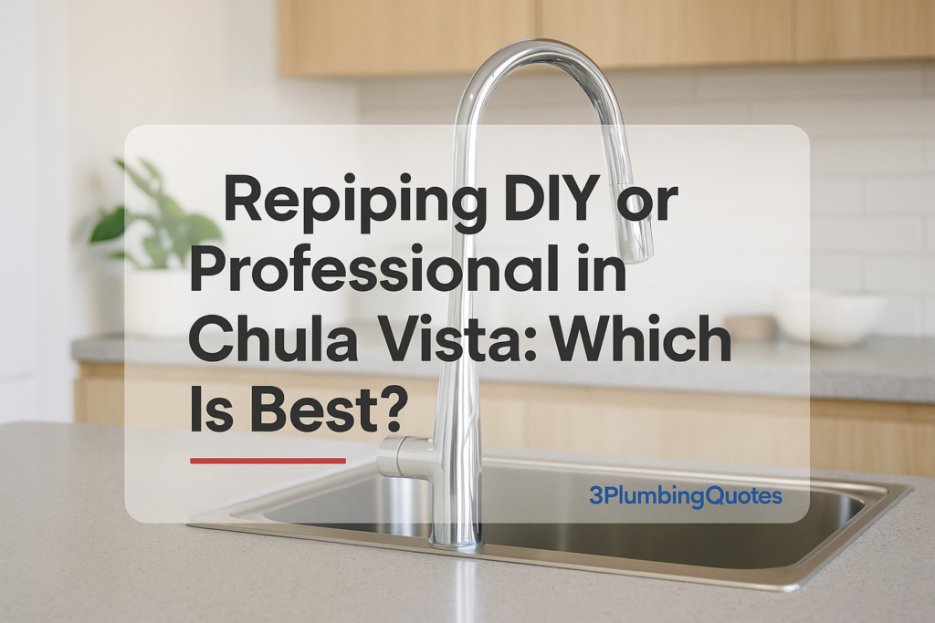 Bold text design with the title 'How to Choose the Right Plumber for Your Home'. Image by 3PlumbingQuotes.