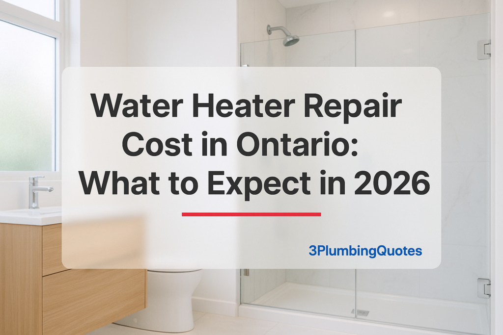 Typography image featuring 'Your Ultimate Guide to Choosing the Right Plumbing Service for Your Home' by 3PlumbingQuotes in a clean layout.