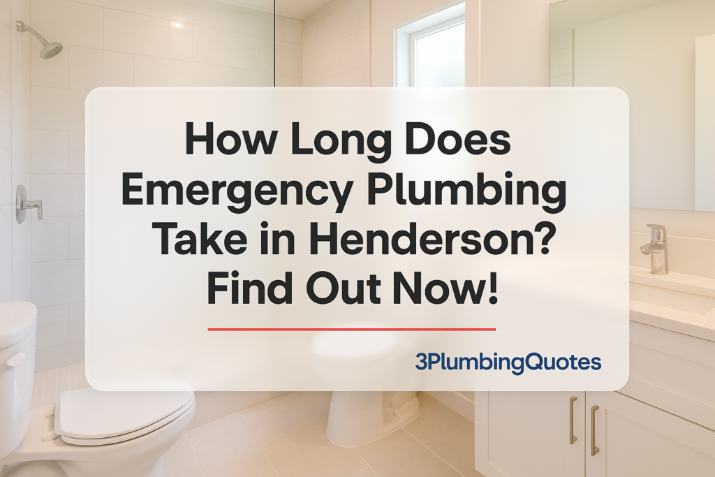 Bold text reads 'Expert Plumbing Tips for Homeowners to Save Money' over a bathroom scene, 3PlumbingQuotes.