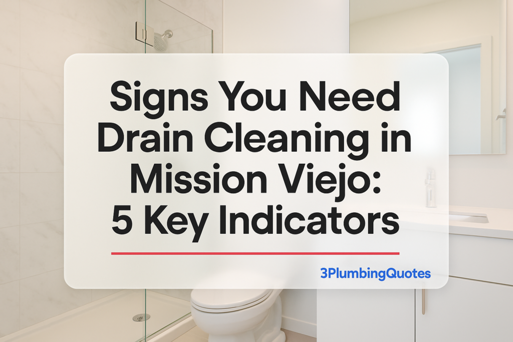 Bold text reads 'How to Choose the Right Plumbing Service for Your Home', designed for 3PlumbingQuotes. Clean and modern layout.